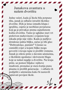 Junakova avantura u našem dvorištu
