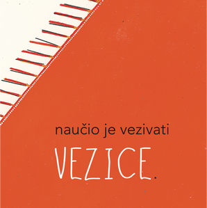 Na čičak   zavezan